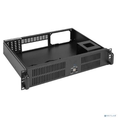 Exegate EX298281RUS Серверный корпус ExeGate Pro 2U350-33 <RM 19", высота 2U, глубина 350, БП 1100ADS, 2*USB+1* USB3.0>