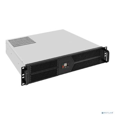 Exegate EX298537RUS Серверный корпус ExeGate Pro 2U400-04 <RM 19", высота 2U, глубина 400, БП 500RADS, 2*USB>