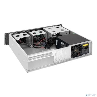 Exegate EX298523RUS Серверный корпус ExeGate Pro 2U400-04 <RM 19", высота 2U, глубина 400, БП 700ADS, 2*USB>