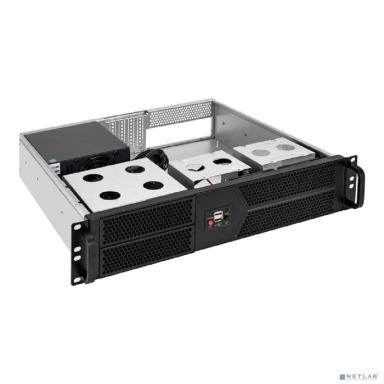 Exegate EX298541RUS Серверный корпус ExeGate Pro 2U400-04 <RM 19", высота 2U, глубина 400, БП 900RADS, 2*USB>