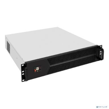 Exegate EX298491RUS Серверный корпус ExeGate Pro 2U450-06 <RM 19", высота 2U, глубина 450, БП 1U-900ADS, 2*USB>