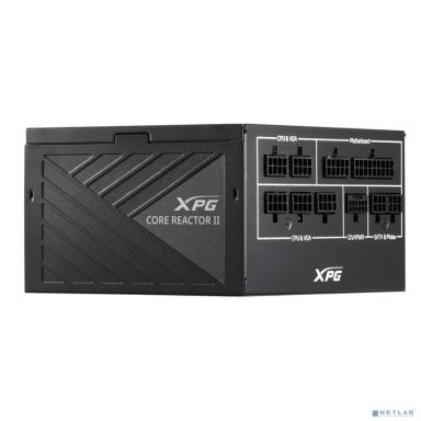 XPG CORE REACTOR II 850 black (ATX 3.1, 850W, Full Modular, PWM 120mm FDB fan, Active PFC, DC to DC,Half-Bridge & LLC converter, 80+ GOLD, all Japanese capasitors, черный) RET
