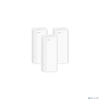 TENDA EX12 (3-pack) Mesh Wi-Fi 6 система AX3000, до 574 Мбит/с на 2,4 ГГц + до 2402 Мбит/с на 5 ГГц, LAN 2x 1Гбит/с, WAN 1x1 Гбит/с, 4x3 dBi внутренние антенны
