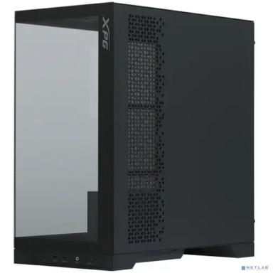 XPG INVADER X BLACK (INVADERXMTWOF-BKCWW) Mid-Tower, Micro-ATX, Mini-ITX, Standard-ATX, USB 3.2 Gen2 Type-A, USB 3.2 Gen2 Type-C, black