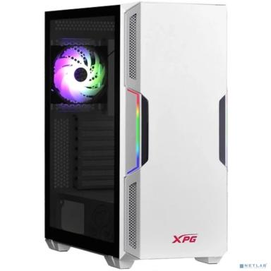 XPG STARKER WHITE (STARKER-WHCWW) (Midi-Tower, белый, TG, 120mm ARGB fan + 120mm fan)