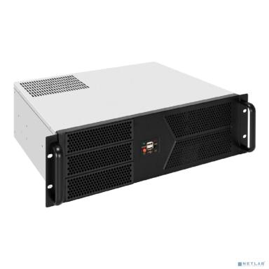 Exegate EX298427RUS Серверный корпус ExeGate Pro 3U400-07 <RM 19", высота 3U, глубина 400, БП 800RADS, 2*USB>