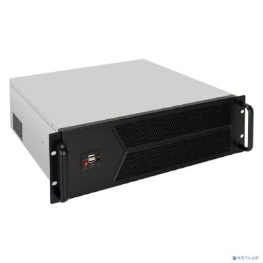Exegate EX298405RUS Серверный корпус ExeGate Pro 3U450-12 <RM 19", высота 3U, глубина 450, БП 1U-1100ADS, 2*USB>