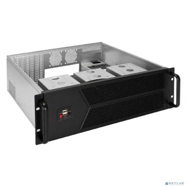 Exegate EX298403RUS Серверный корпус ExeGate Pro 3U450-12 <RM 19", высота 3U, глубина 450, БП 1U-900ADS, 2*USB>