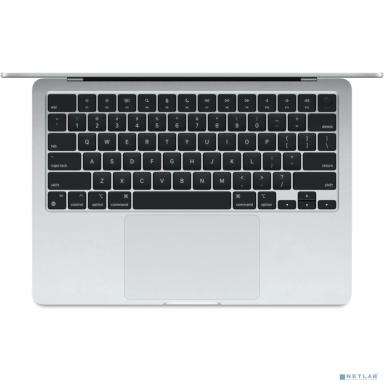 Apple MacBook Air 13-inch 2025 [MW0W3] (КЛАВ.РУС.ГРАВ.) Silver 13.6" Liquid Retina {(2560x1600) M4 10C CPU 8C GPU/16GB/256GB SSD/рекоменд.переходник 11007065} (A3240)