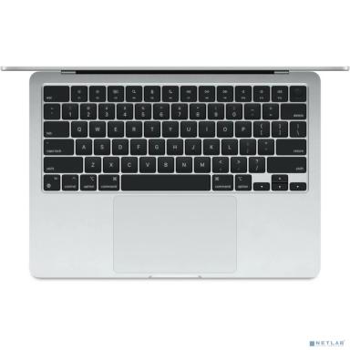 Apple MacBook Air 13-inch 2025 [MW0W3ZP/A] (КЛАВ.РУС.ГРАВ.)  M4 chip with 10-core CPU and 8-core GPU, 16GB, 256GB SSD - Silver (A3240)