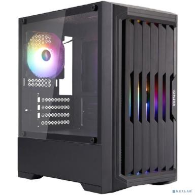 1STPLAYER BULLET HUNTER H2 Black / mATX / 4x120mm FRGB fans / H2-BK-4F1