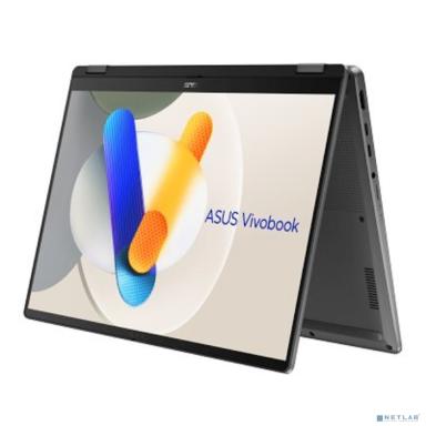 ASUS VivoBook Flip 14 TP3407SA-QL055W [90NB14Y1-M00690] Matte Gray 14" {WUXGA OLED Touch Ultra 7 256V(2.2Ghz)/16384Mb/1024PCISSDGb/Intel Arc graphics/Win11Home}