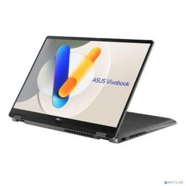 ASUS VivoBook Flip 14 TP3407SA-QL055W [90NB14Y1-M00690] Matte Gray 14" {WUXGA OLED Touch Ultra 7 256V(2.2Ghz)/16384Mb/1024PCISSDGb/Intel Arc graphics/Win11Home}