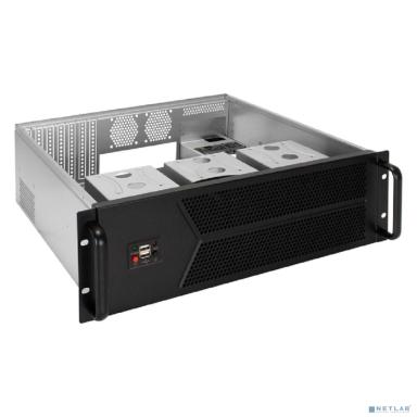 Exegate EX298408RUS Серверный корпус ExeGate Pro 3U450-12 <RM 19", высота 3U, глубина 450, БП 2U-500ADS, 2*USB>