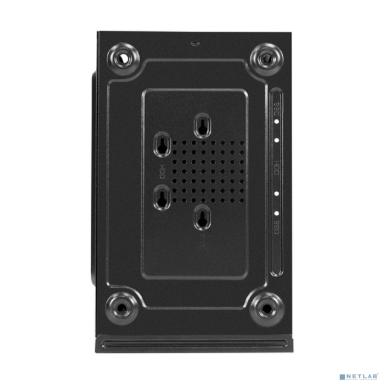 Exegate EX298165RUS Корпус Minitower ExeGate BAA-403U-AAA400 (mATX, БП AAA400 с вент. 8см, 2*USB+1*USB3.0, HD Audio, черный)