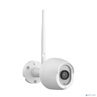 RUBETEK RV-3424/Wh Видеокамера стационарная обзор 100° Full HD (цв. белый), 2 Мп, 1/2.9''  CMOS, объектив 4.0 мм, ONVIF/WebRTC/RTSP, слот microSD, Wi-Fi 2.4 ГГц, IP65, металл