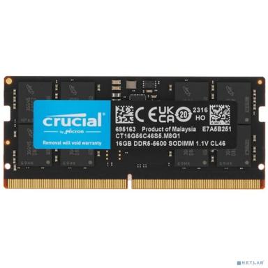 Crucial 16GB DDR5 5600MHz CT16G56C46S5 CL46 SO-DIMM