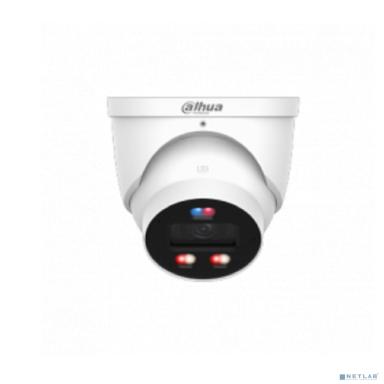 DAHUA DH-IPC-HDW3449HP-AS-PV-0280B-PRO Уличная турельная IP-видеокамера 4Мп; 1/1.8” CMOS; объектив 2.8мм, видеоаналитика, микрофон, ИК 30м, LED 30м, IP67, металл