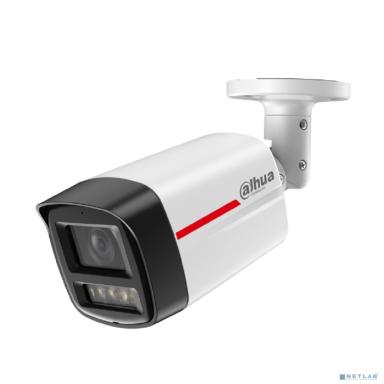 DAHUA DH-IPC-HFW2449TLP-S-LED-0600B-PRO Уличная цилиндрическая IP-видеокамера WizColor 4Мп, 1/1.8” CMOS, объектив 6мм, видеоаналитика, микрофон, LED 50м, IP67, металл