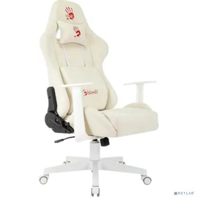 Кресло игровое A4Tech Bloody GC-570 белый сиденье белый с подголов. крестов. пластик пластик белый (2017144)