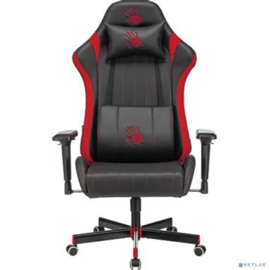 Кресло игровое A4Tech Bloody GC-990 черный/красный эко.кожа крестов. металл (1534027)