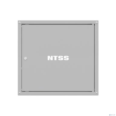 NTSS Шкаф настенный телекоммуникационный NTSS LIME 18U 550х600х900мм, 2 профиля 19, дверь сплошная металл, боковые стенки несъемные, разобранный, серый RAL 7035 NTSS-WL18U5560FD