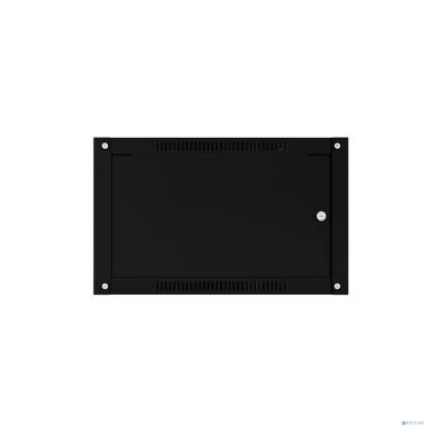 NTSS Шкаф настенный телекоммуникационный NTSS WS 9U 600х600х500мм, 2 профиля 19, дверь сплошная металл, боковые стенки съемные, разобранный, черный RAL 9005 NTSS-WSP9U6060FD-BL