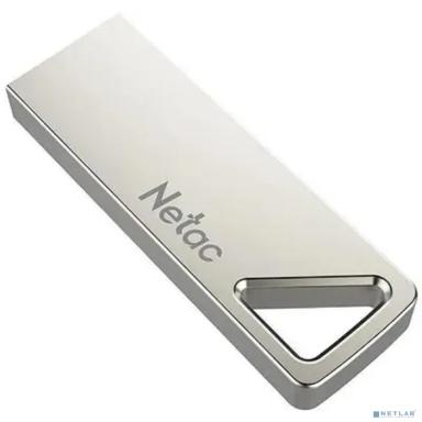 Netac USB Drive 4GB U326  <NT03U326N-004G-20PN>, USB2.0, металлическая плоская