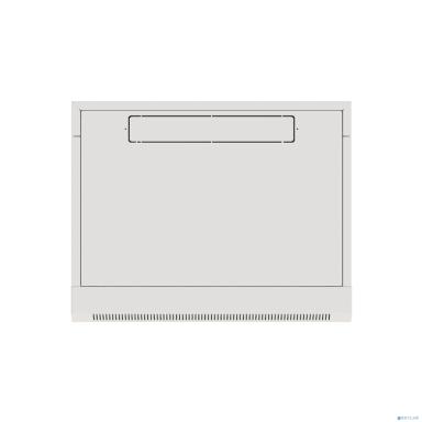 NTSS Шкаф настенный телекоммуникационный NTSS W 18U 600х600х964мм, 2 профиля 19, дверь стеклянная, боковые стенки съемные, задняя стенка, разобранный, серый RAL 7035 NTSS-W18U6060GS