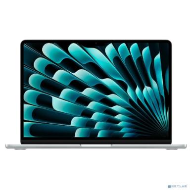 Apple MacBook Air 13-inch 2025 [MW0X3LL/A] (КЛАВ.РУС.ГРАВ.) Silver 13.6" Liquid Retina {(2560x1600) M4 10C CPU 10C GPU/16GB/512GB SSD/рекоменд.переходник 11007065} (A3240 США)