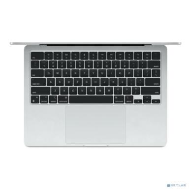 Apple MacBook Air 13-inch 2025 [MW0X3LL/A] (КЛАВ.РУС.ГРАВ.) Silver 13.6" Liquid Retina {(2560x1600) M4 10C CPU 10C GPU/16GB/512GB SSD/рекоменд.переходник 11007065} (A3240 США)