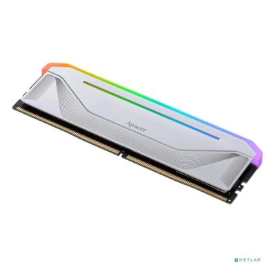 Оперативная память Apacer  DDR5  32GB  5600MHz DIMM NOX RGB White Gaming Memory (PC5-41600) CL40 1.25V (Retail) 2048*8  Heat Sink (Retail) 3 years (AH5U32G56C522NWAA-1)