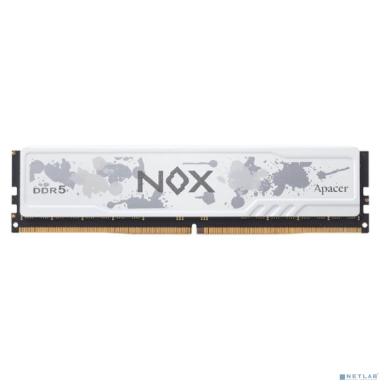 Оперативная память Apacer  DDR5  32GB  6000MHz DIMM NOX RGB White Gaming Memory CL38 1.35V (Retail) 2048*8  Heat Sink (Retail) 3 years (AH5U32G60C622MWAA-1)