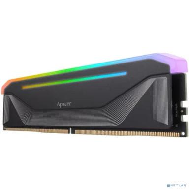 Оперативная память Apacer  DDR5  32GB  6200MHz DIMM NOX RGB Black Gaming Memory CL40 1.35V (Retail) 2048*8  Heat Sink (Retail) 3 years (AH5U32G62C532NBAA-1)