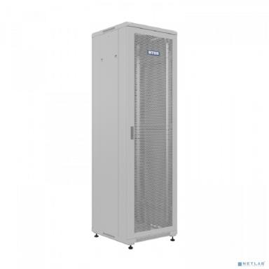NTSS Шкаф напольный универсальный серверный NTSS R 32U 600х600мм, 4 профиля 19, двери перфорированная и сплошная металл, боковые стенки съемные, регулируемые опоры, разобранный, серый RAL 7035 NTSS-R3