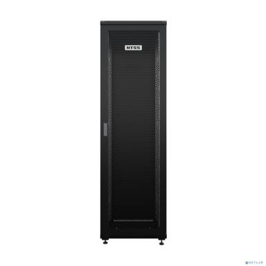 NTSS Шкаф напольный универсальный серверный NTSS R 32U 600х600мм, 4 профиля 19, двери перфорированная и сплошная металл, боковые стенки съемные, регулируемые опоры, разобранный, черный RAL 9005 NTSS-R