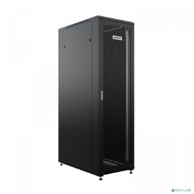 NTSS Шкаф напольный универсальный серверный NTSS R 42U 600х1000мм, 4 профиля 19, двери перфорированная и сплошная металл, боковые стенки съемные, регулируемые опоры, разобранный, черный RAL 9005 NTSS-