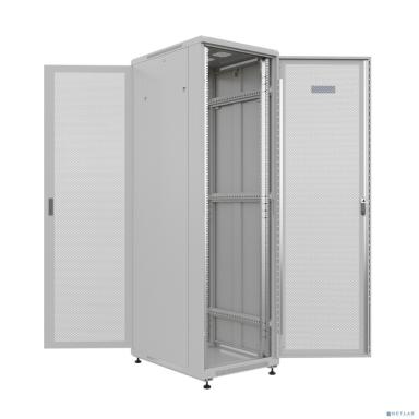 NTSS Шкаф напольный универсальный серверный NTSS R 32U 600х800мм, 4 профиля 19, двери перфорированная и перфорированная, боковые стенки съемные, регулируемые опоры, разобранный, серый RAL 7035 NTSS-R3