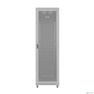 NTSS Шкаф напольный универсальный серверный NTSS R 47U 800х1000мм, 4 профиля 19, двери перфорированная и перфорированная, боковые стенки съемные, регулируемые опоры, разобранный, серый RAL 7035 NTSS-R