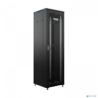 NTSS Шкаф напольный универсальный серверный NTSS R 32U 600х600мм, 4 профиля 19, двери перфорированная и перфорированная, боковые стенки съемные, регулируемые опоры, разобранный, черный RAL 9005 NTSS-R