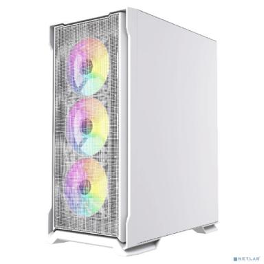 Powercase Mistral AZ4W ARGB, Tempered Glass, 4x 120mm ARGB Fans, белый, ATX  (CMAZW-A4)