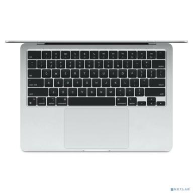 Apple MacBook Air 13-inch 2025 [MW0W3LL/A] (КЛАВ.РУС.ГРАВ.) Silver 13.6" Liquid Retina {(2560x1600) M4 10C CPU 8C GPU/16GB/256GB SSD/рекоменд.переходник 11007065} (A3240)