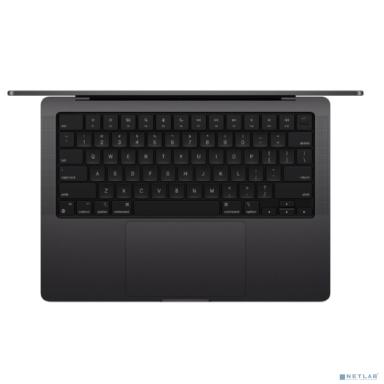 Apple MacBook Pro 14-inch 2024 [MB14PROM4PRO1216485] (КЛАВ.РУС.ГРАВ.) Space Black 14.2" Liquid Retina XDR {(3024x1964) M4 Pro 12C CPU 16C GPU/48GB/512GB SSD/без переходника на EU арт.11007065} (A3401)