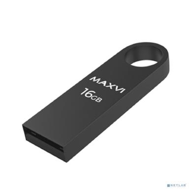Maxvi USB Drive 16GB MK dark grey, монолит, металл, USB 2.0 FD16GBUSB20C10MK