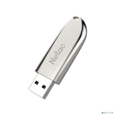 Netac USB Drive 8GB U352 <NT03U352N-008G-20PN>, USB2.0, с колпачком, металлическая