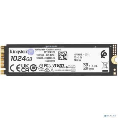 Kingston SSD 1Tb M.2 SFYR2S/1T0 M.2 2280 NVMe Fury Renegade