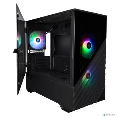 1STPLAYER DK D7 ARGB Black / mATX / 3x120mm ARGB fans / D7-BK-3F7