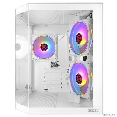Ginzzu V290  White 3*FAN 12LD4