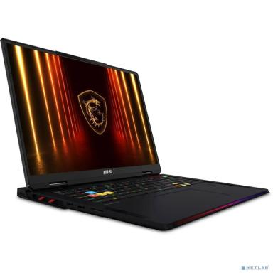 MSI Raider 18 HX AI A2XWIG-204RU [9S7-182462-204] Black 18" {UHD+ Ul9 275HX/32Gb/SSD4Tb/RTX5080 16Gb/W11}