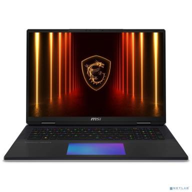 MSI Titan 18 HX AI A2XWJG-206RU [9S7-182421-206] Black 18" {UHD+ Ul9 275HX/64Gb/SSD4Tb/RTX5090 24Gb/W11}
